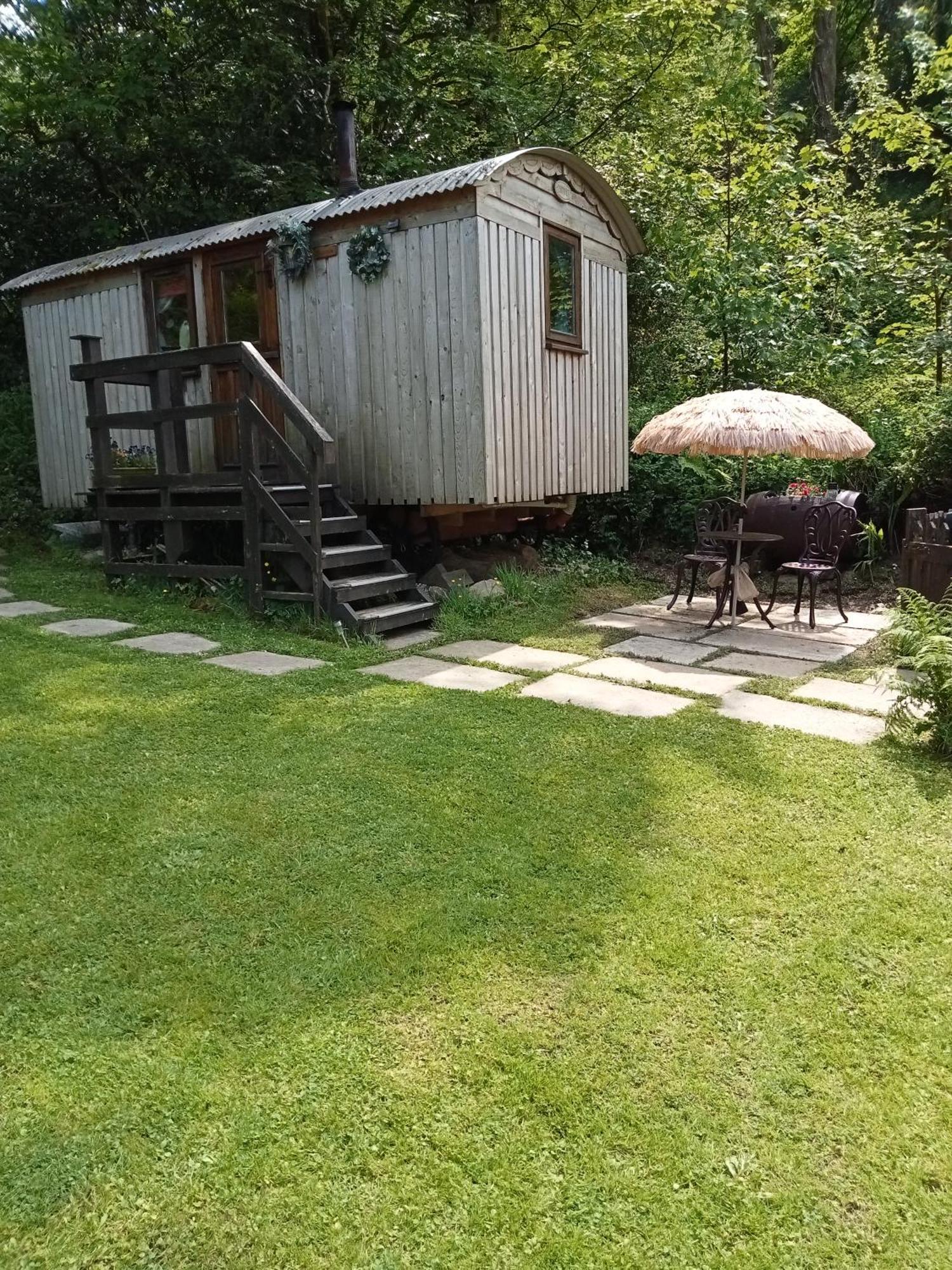 'Morris' The Shepherd'S Hut And Woodland Hot Tub Experience Carmarthen Kültér fotó