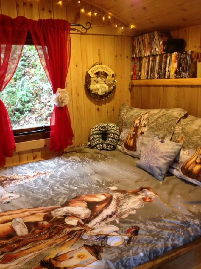 'Morris' The Shepherd'S Hut And Woodland Hot Tub Experience Carmarthen Kültér fotó